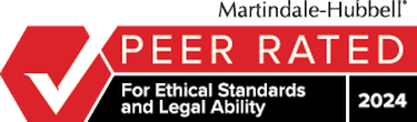 Martindale-Hubbell Peer Rated for Ethical Standards & Legal Ability