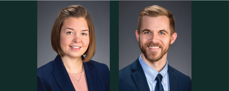 LG&T Welcomes New Associates Lindsey Johnson & Robert Kawecki